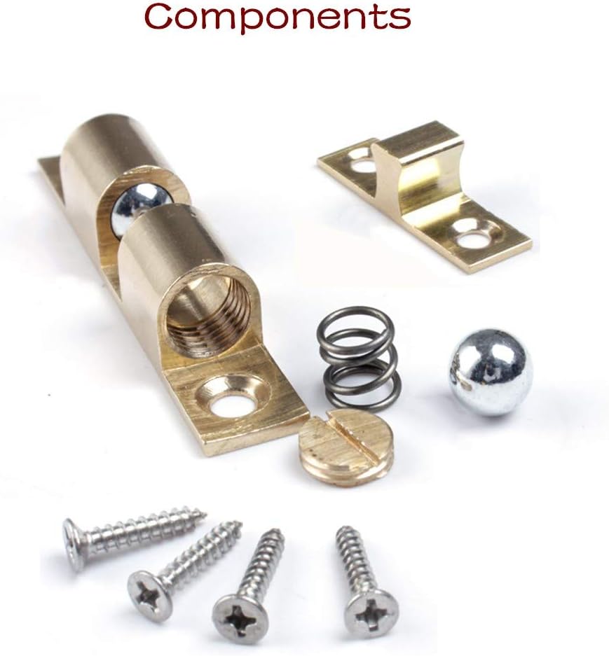 4pieces Latch Ball Double Durable And Sturdy Cabinet Door Catch Spring Steel Ball Ball Catch Latch