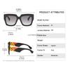 Durable High Performance New Stylish Oversized Shades Luxury  Designer Big Square Frames Women Trendy Sunglasses