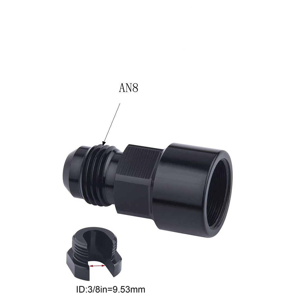 

Fuel Line EFI Adapter Fitting 6AN AN6 AN-6 Male to 3/8 ,5/16 ,8AN AN8 AN-8 Male to 3/8 Quick Disconnect push hardline TF-1040