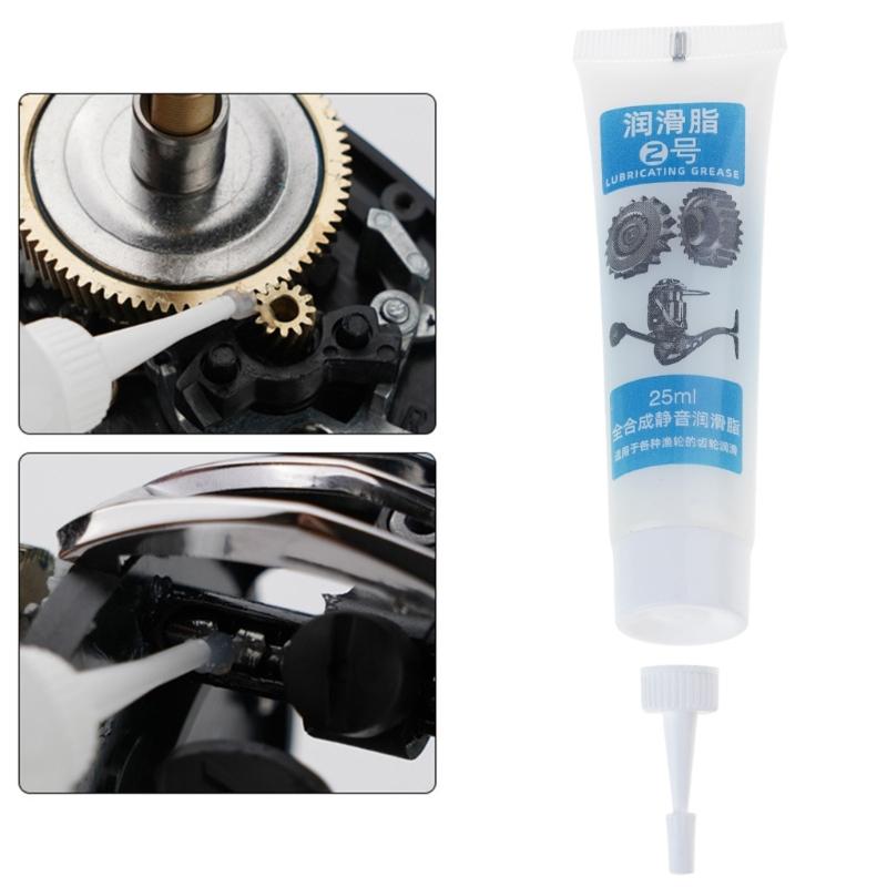 Fishing Reel Grease, Reel Maintenance Kit Lubricant Oil Grease for Fishing Reel