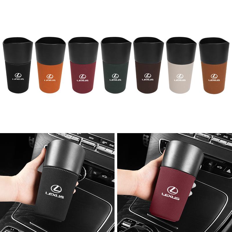 CKU5 Car Interior Console Organizer Mug Storage Bucket Door Trash Can For Lexus CT ES GS NX IS250 CT200h IS300h ES300h RX400h NX300h