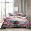 Japanese Style Bedding Set Soft Polyester Duvet Cover Set Quilt Cover With Pillowcase For Bedroom Decor Birthday Gift For Girls