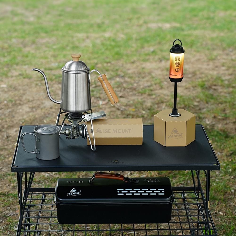 Camping Gas Can Case Anti-Fall Gas Canister Protective Cover Metal Fuel Cylinder Storage Case for Outdoor Camping