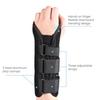Wrist Support Brace for Men Women Adjustable Hand Support with 2 Splint And 3 Straps for Left And Right