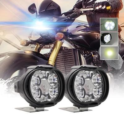 2 stücke Led-scheinwerfer Motorräder Weiß Super Helle Hilfs Arbeits Front Licht Roller Scheinwerfer Zusätzliche Spot Licht Nebel Lampe