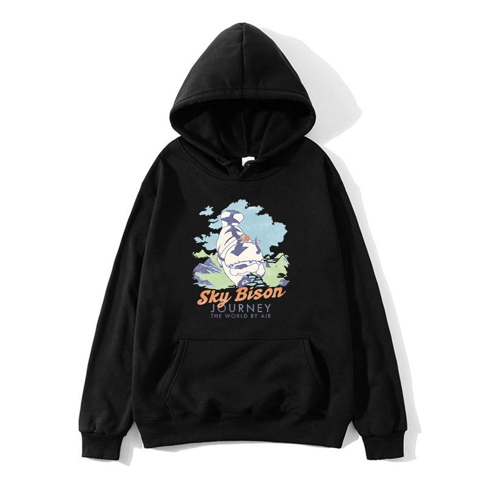 

Avatar The Last Airbender Appa Hoodie Anime Cartoon Print Sweatshirt Long Sleeve Fashion Clothing Fleece Ropa Hombre S