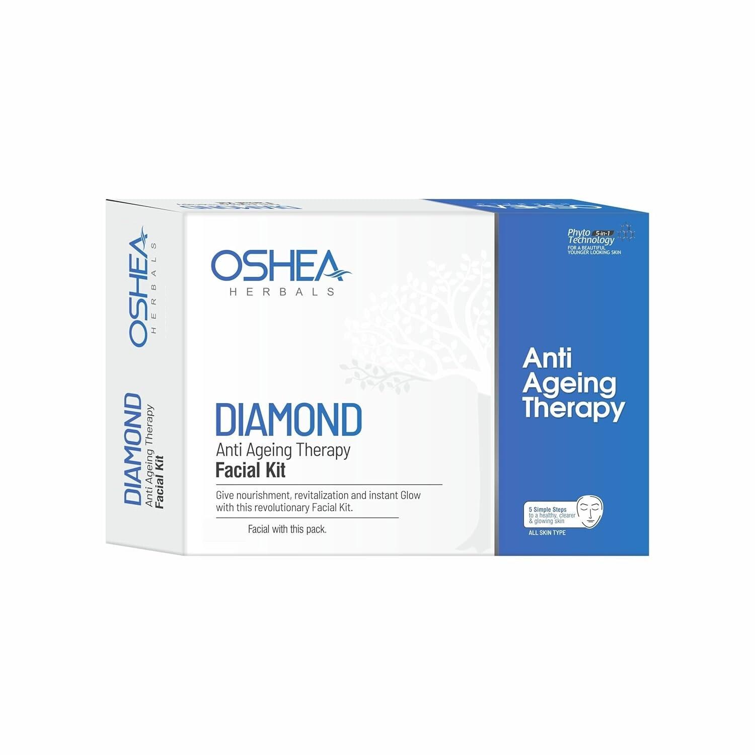 @ Oshea Herbals Diamond Anti Ageing Therapy Facial Kit Y816 UKR1457_60%OFF