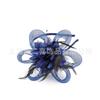 Nouvel hennin à plumes pour fête de mariage, épingle à cheveux bandeau double usage, accessoires de cheveux, chapeau haut