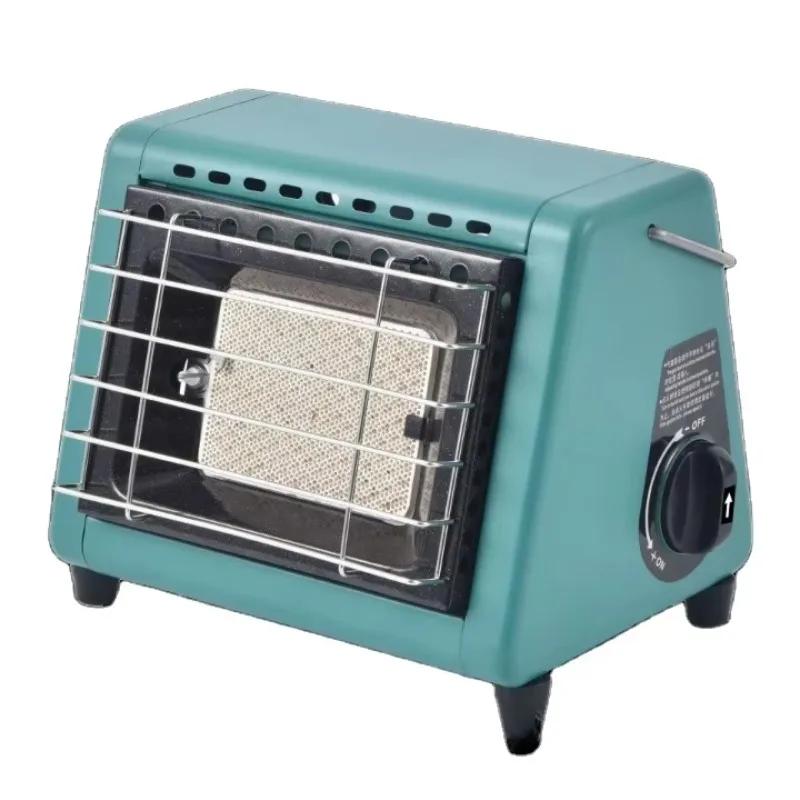 

Зимний уличный газовый обогреватель Портативная многофункциональная походная отопительная печь с возможностью приготовления и обогрева Аварийная готовность зелёный