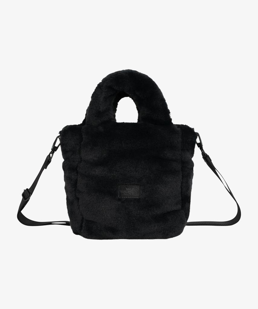 The North Face Nn2Pr69J White Label Plumpy Tote Bag Mini_Fur Real Black