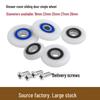 Single Wheel Glass Sliding Door Pulley for Shower Room