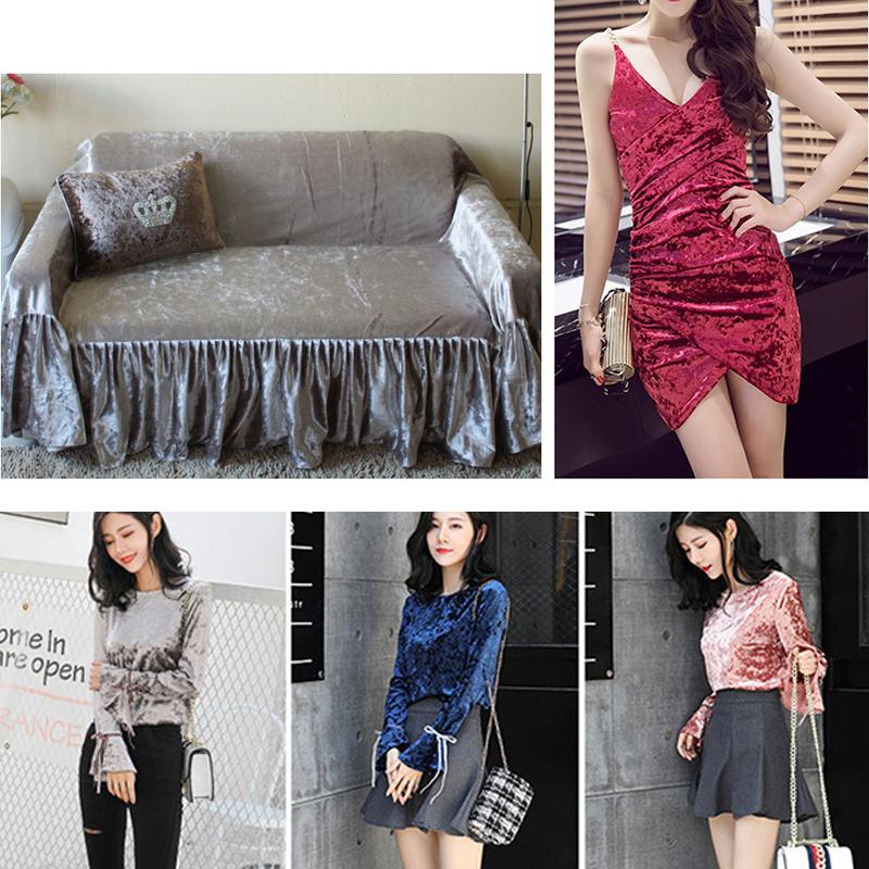 Hochwertiger elastischer Diamant-Samtstoff für Damen-Abendkleider, dekorative Hintergrund-Sofabezüge, DIY-Bekleidungsstoffe