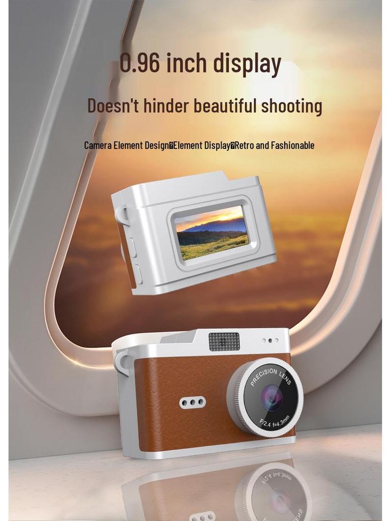 Portable Retro Mini CCD Camera for Kids and Students