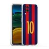 Soft TPU Cover for Samsung Galaxy A25 A23 A22 A52S A31 A72 A73 A17 A07 A13 A11 5G Transparent Phone Case Football 10 Player Bags