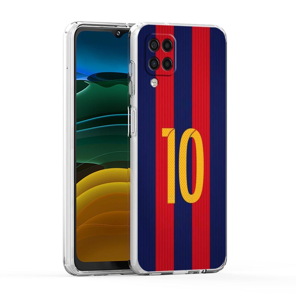 Soft TPU Cover for Samsung Galaxy A25 A23 A22 A52S A31 A72 A73 A17 A07 A13 A11 5G Transparent Phone Case Football 10 Player Bags