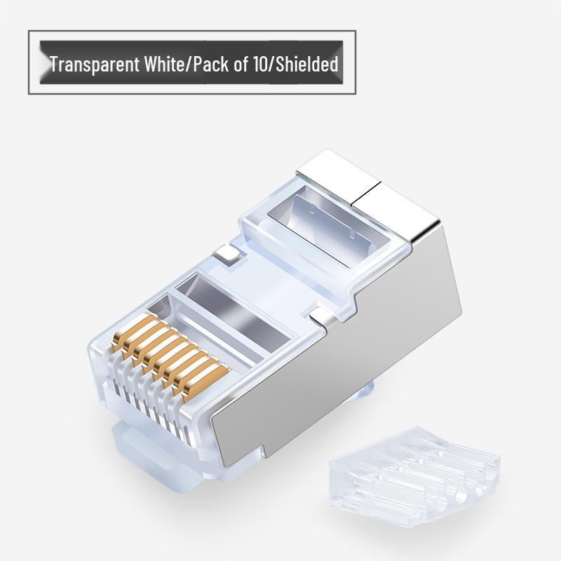 Cat 6A/5E Geschirmter RJ45 Gigabit-Netzwerkkabel-Stecker für Breitband und Telefon