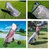 HOW TRUE Golf Bag Rain Cover Waterproof PVC Golf Bag Rain Protection Cover with Hood for Golf Push Carts