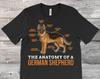 The Anatomy Of German Shepherd Dog T-Shirt, Shepherd Mom Mama Dad T Shirt, GSD Owner Gift, K9 Police Lover, Handler Trainers Present Costume