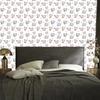 Elephants Wallpaper White and Light Gray for Living Room and Bedroom 50x1000