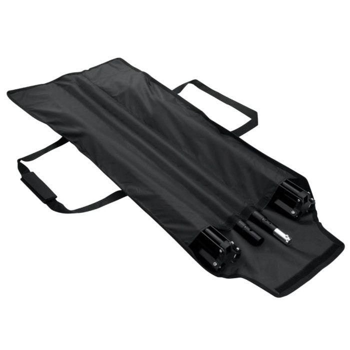 VidaXL Système de support de toile de fond 300 x 300 cm Noir