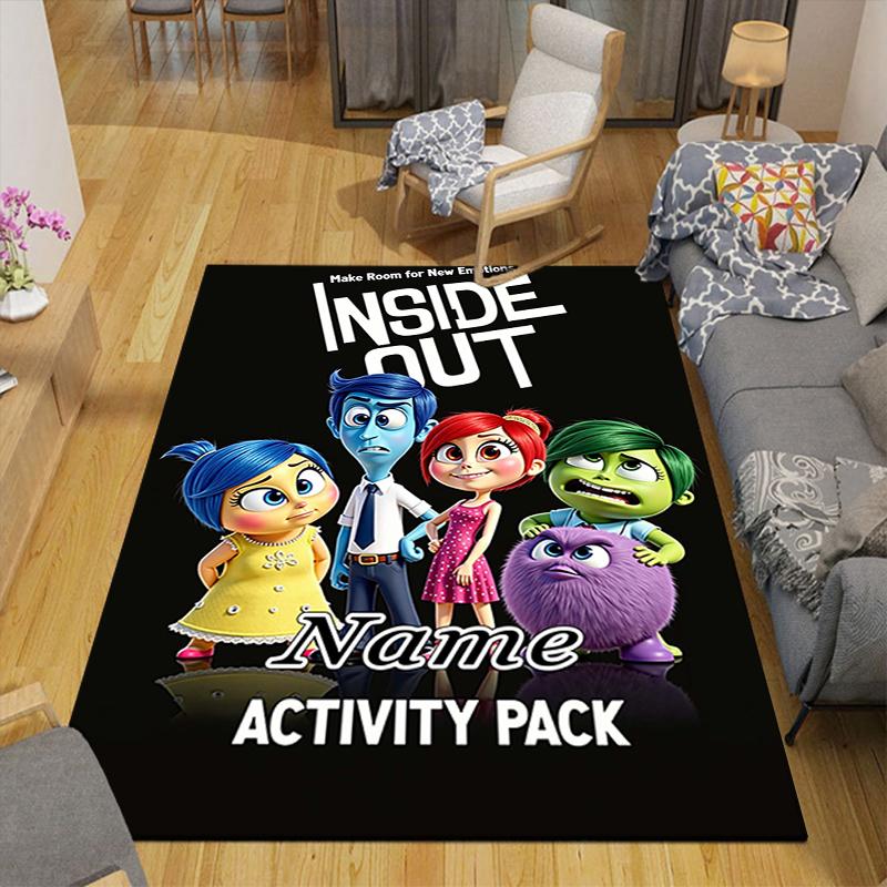 Custom 1Pc Inside Out Emotions Rug Office Carpet Indoor Outdoor Entrance Doormat Nonslip Soft And Comfortable Living Room D91681