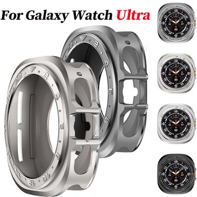 Für Samsung Galaxy Watch Ultra 2025 47mm Hülle Metallhülle Zubehör Harter Rahmen Metallhülle für Samsung Galaxy Watch 7 Ultra 47mm
