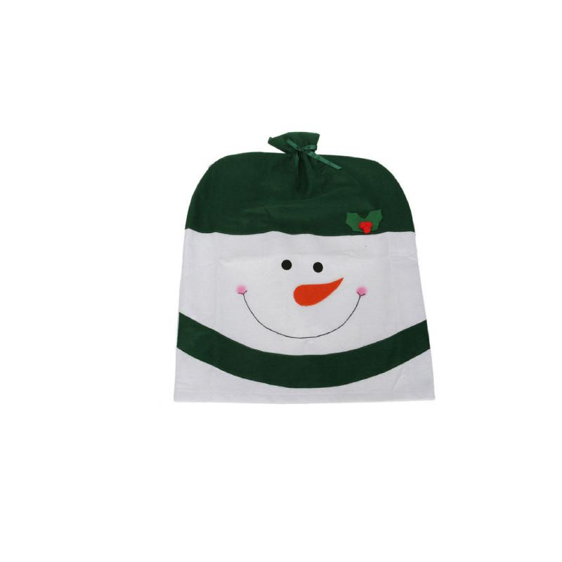 Christmas Snowman Style Chair Set Room Decoration Festival Atmosphere Decoration
