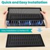 2Pcs Adhesive Design Mesh Vent Cover Rectangle Shape Air Vent Filter Floor Vent Cover  Wall Vent