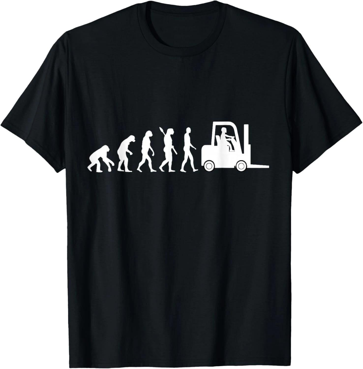

Forklift Driver Fork Hoist Evolution Warehouse Worker Gift Unisex T-Shirt S