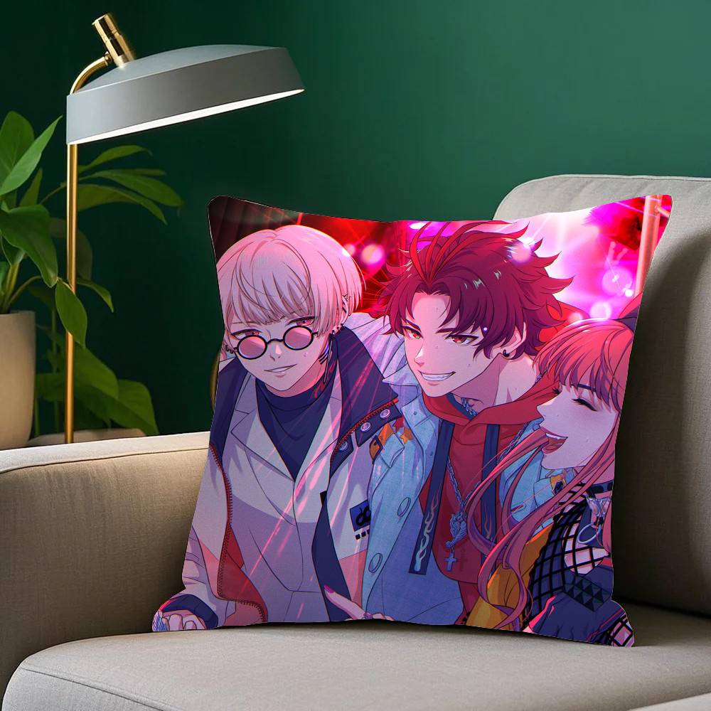 Anime Paradox Live THE ANIMATION Pillow Case Sofa Cushion Cover Room Home Decoration