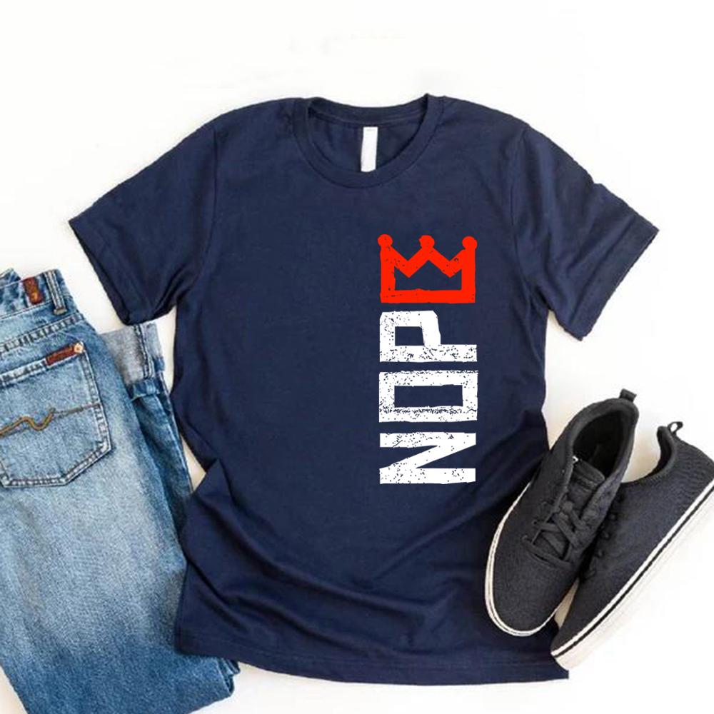 

Футболка «Нет королей в Америке» Футболка за социальную справедливость Забавная политическая футболка Унисекс Футболки с коротким рукавом Уличная одежда Футболка за демократию XXXL