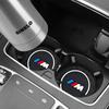 LHDQ4 BMW M Car Coaster Water Cup Bottle Mat Silicone Non Slip Pad For X1 X2 X3 X4 X5 F48 G01 E84 E83 F39 F10 F30 G11 G07 G86 G60 E60