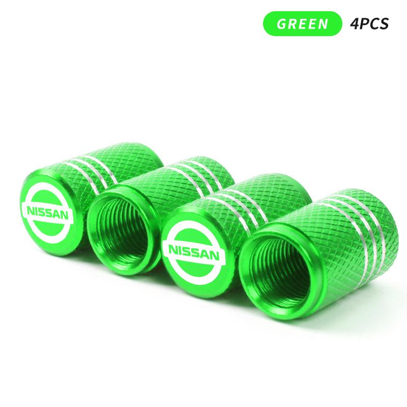 Automobile Tire Inflation Nozzle Cover Bolt-in Aluminum Theftproof Valve Caps For Nissan Nismo Tiida Teana Skyline Juke X-trail