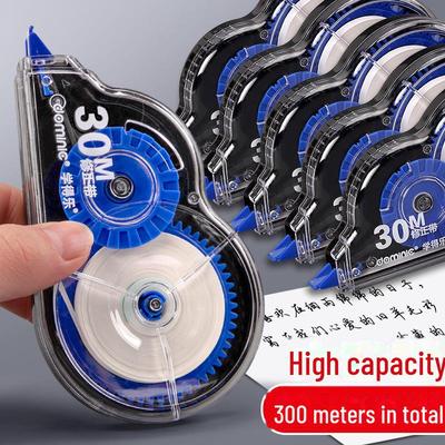 Large Capacity Correction Tape for Students - Smooth & Transparent Film for Effortless Error Correction