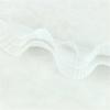 1 Yard Vintage 3-layer Gathered Lace Edge Trim Elastic Pleated Ruffle Ribbon DIY Sewing Craft