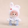 Plush Keychain Pendant Vinyl Face Doll Shape Compact Size Portable Key Chain Bag Decor Key Holder Backpack Ornament