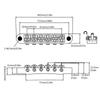 6 String Tune O-Matic Bridge with Roller Saddle For Guitar with Threaded Post