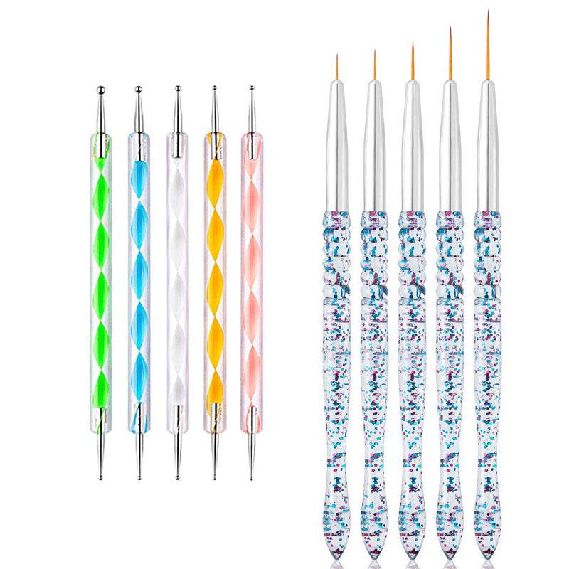 Double-Headed Nail Art Dotting Pen Tool