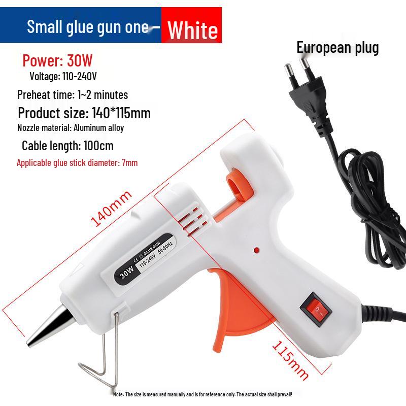 20W DIY Hot Melt Glue Gun for Household & Children's Crafts - Includes 11mm Glue Sticks