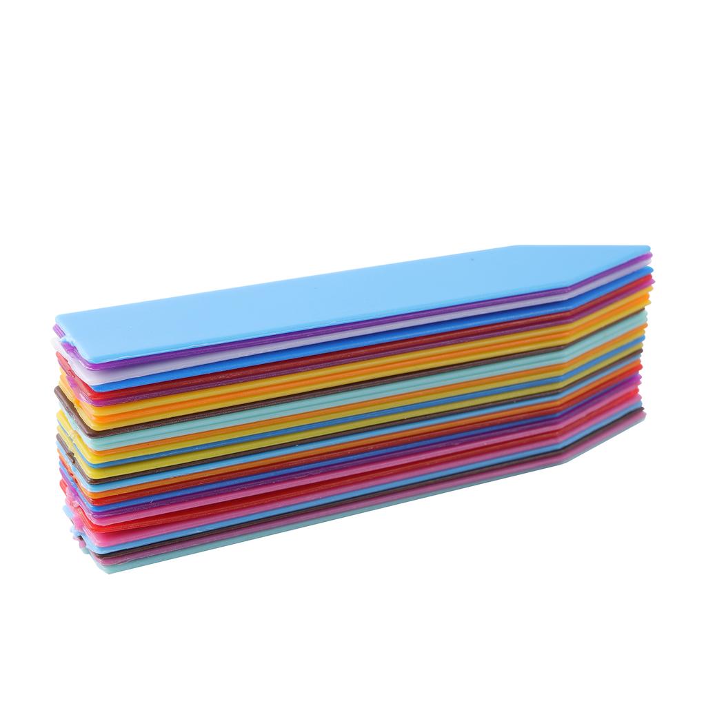 50pcs Waterproof PVC Plant Label Waterproof Nursery Garden Plant Label Pot Plant Name Seedling Label Tray Marker