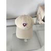 Embroidered Love Cloth Stickers Quick Drying Baseball Cap for Women In Summer Cute Face Showing Small Versatile Soft Top Baseball Cap