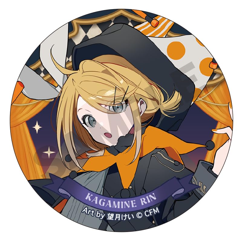 Crux Hatsune Miku Trading Can Badge Circus 1BOX Diameter Approx. 56mm Tinplate