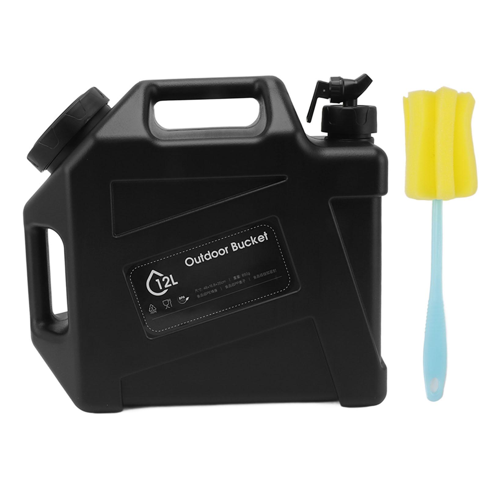

Контейнер для воды 12 л Большой емкости Ведро для хранения питьевой воды с клапаном для кемпинга Хаки