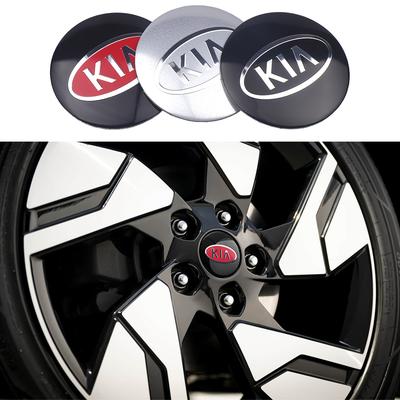 Autocolant Fierbinte pentru Mașină 2026 4 Bucăți 56mm 60mm Capace Centru Roată Mașină Autocolant Decor Capac Jantă Pentru KIA Ceed Sorento K5 Rio Sportage Soul