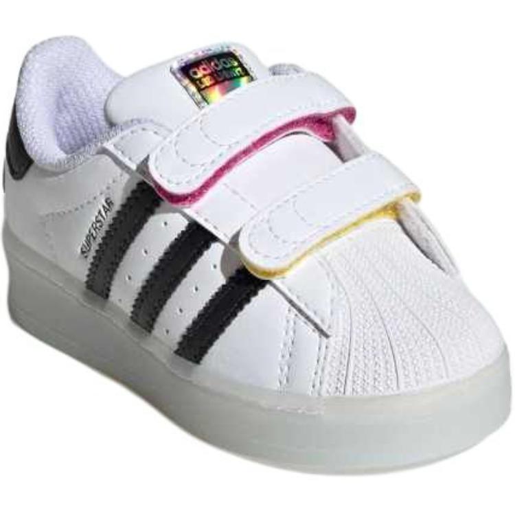 adidas Superstar CF I LED Lights Pack - White Black Baby Sneakers Cloud-White Core-Black Sky-Rush JI0508