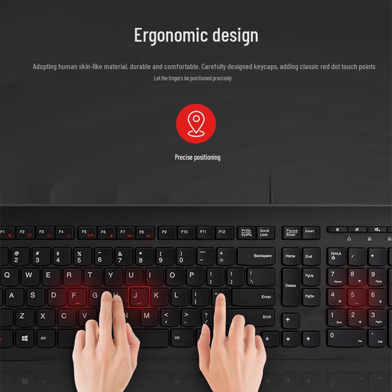 Lenovo M120K Wired Ultra-thin Office Keyboard