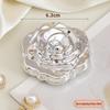 Portable Folding Rose Mirror: Compact HD Double-Sided Makeup Mirror with Flip-Top Design