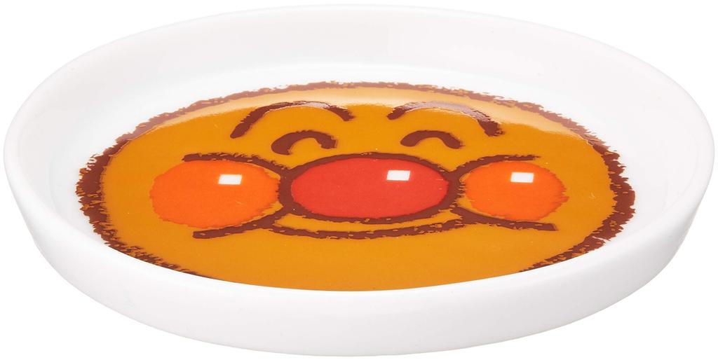 Go! Anpanman" Face-Shaped Small Plate Set for Children, Tableware 432750