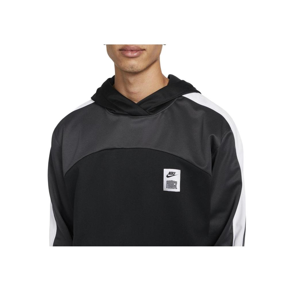 Nike Logo Print Pullover Hoodie With Long Sleeves Men Hoodie Black DQ5837-010