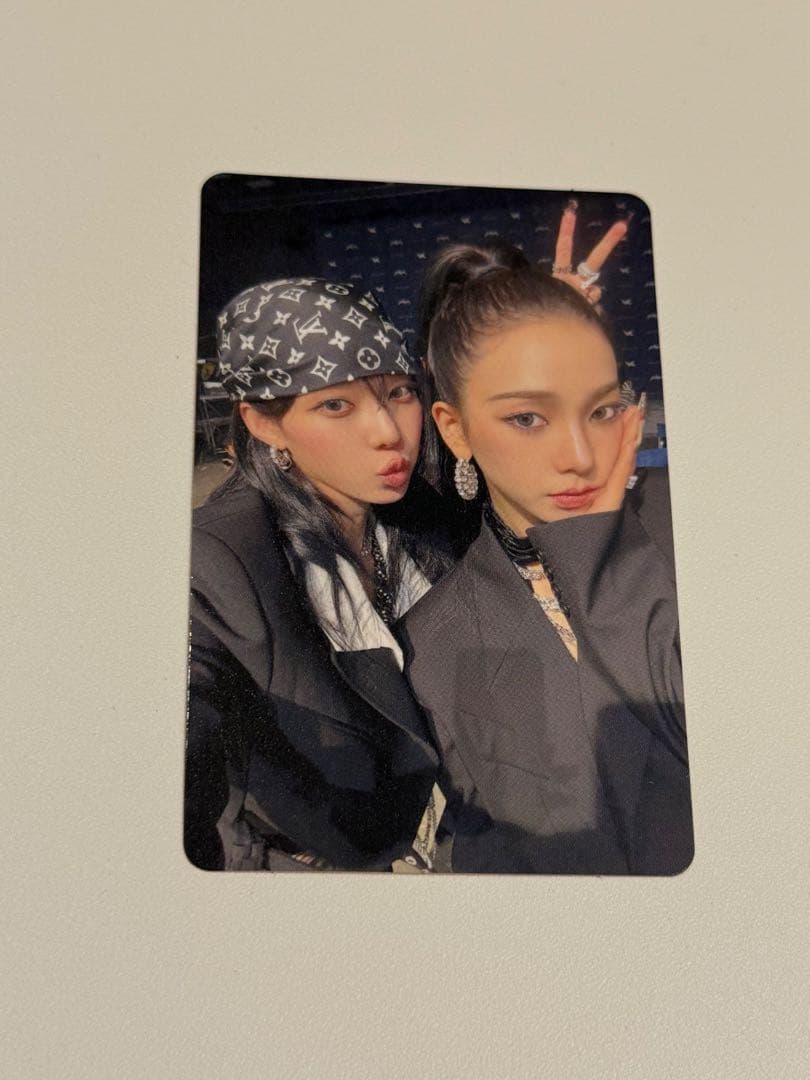 

[USED] aespa 10/5 Fukuoka venue limited CD purchase bonus trading card Winter Karina